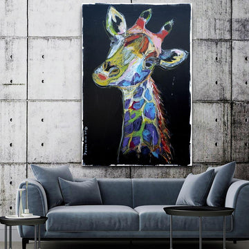 The Masai Giraffe stood tall and proud (Original Painting)