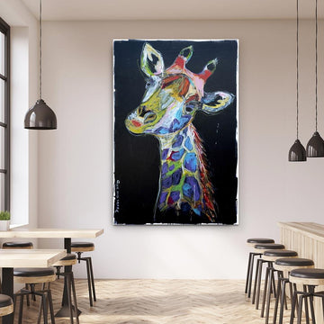 The Masai Giraffe stood tall and proud (Original Painting)