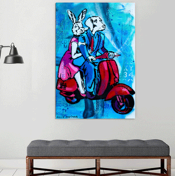 They Had a Gold Mine in Their Hearts (Original Painting)