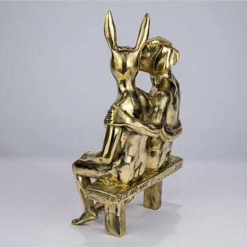 They Were Together Forever (Bronze Sculpture)