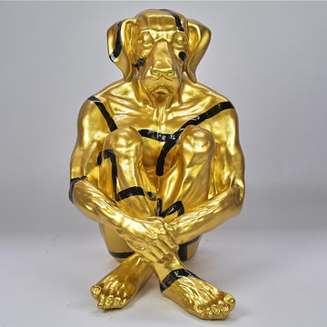 Splash Pop Lost Dog (Fibreglass Sculpture)