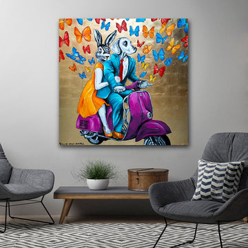 They saw the golden light (Original Painting)