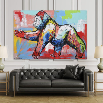 The Gorilla Marches for Freedom (Original Painting)