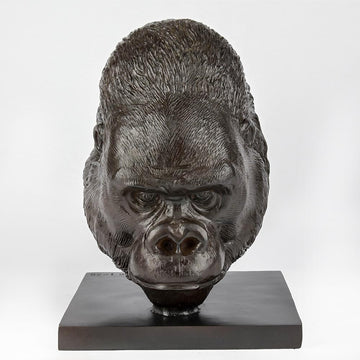 Beno the Western Lowland Gorilla was a Face of the Wild (Bronze Sculpture)