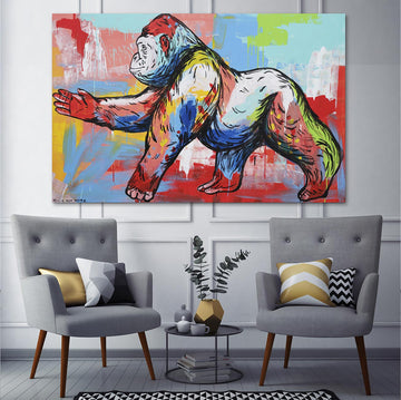 The Gorilla Marches for Freedom (Original Painting)