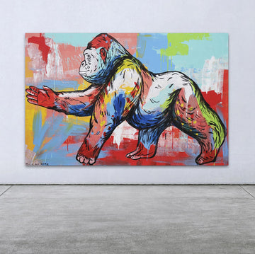 The Gorilla Marches for Freedom (Original Painting)