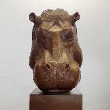 Raza - Hippopotamus of the Wild (Bronze Sculpture)