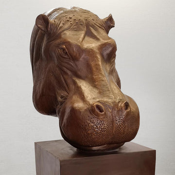 Raza - Hippopotamus of the Wild (Bronze Sculpture)