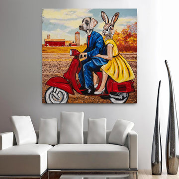 Happy Going Places (Original Painting)