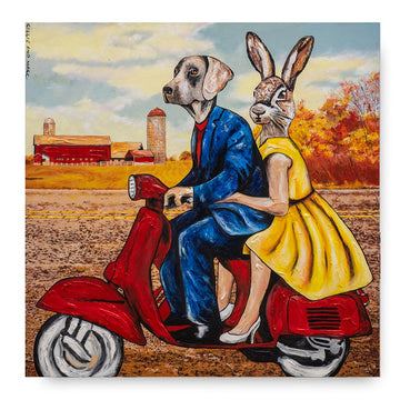 Happy Going Places (Original Painting)