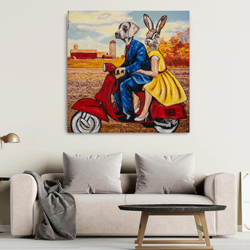 Happy Going Places (Original Painting)