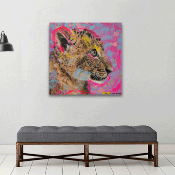 Through His Eyes He Saw Happiness (Original Painting)