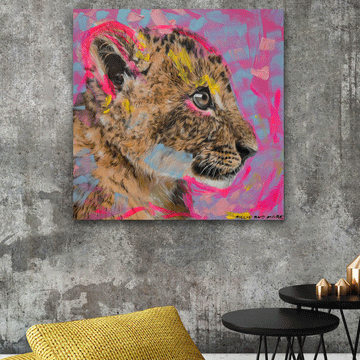 Through His Eyes He Saw Happiness (Original Painting)