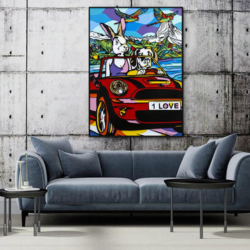 They Were on the Road to Happiness (Original Painting)