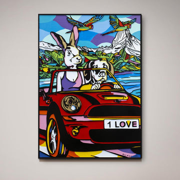 They Were on the Road to Happiness (Original Painting)