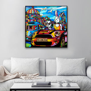 They Were Very, Very Happy (Original Painting)