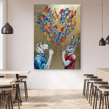 Their hearts were filled with love (Original Painting)