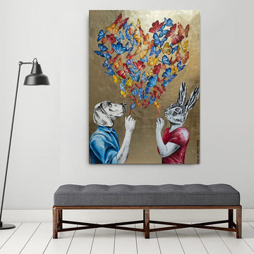 Their hearts were filled with love (Original Painting)