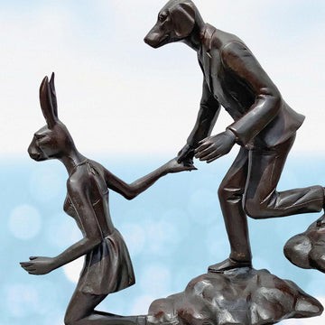 They Had a Stairway to Heaven (Bronze Sculpture)