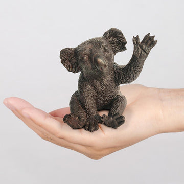Peter the Koala Says Hi (Bronze Sculpture, Pocket Size)