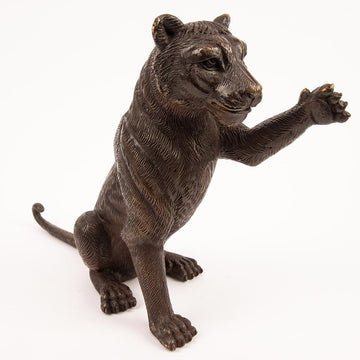 The Cub Said Hi (Bronze Sculpture)