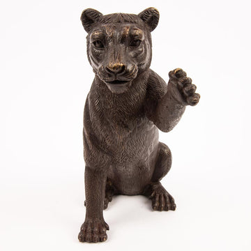 The Cub Said Hi (Bronze Sculpture)