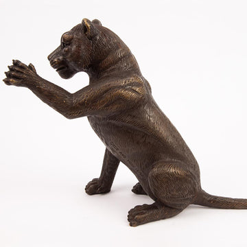 The Cub Said Hi (Bronze Sculpture)