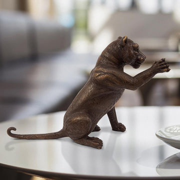 The Cub Said Hi (Bronze Sculpture)