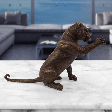 The Cub Said Hi (Bronze Sculpture)