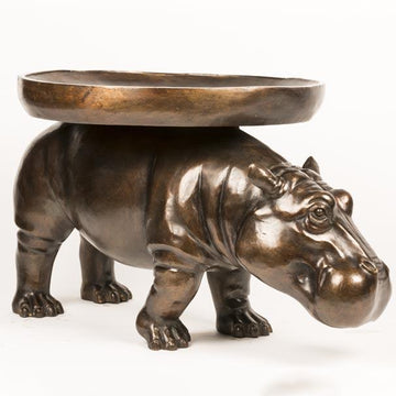 He Loved Being Submerged (Bronze Sculpture)