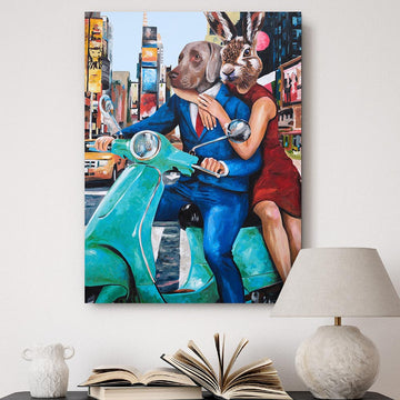 They were on holidays (Original Painting)