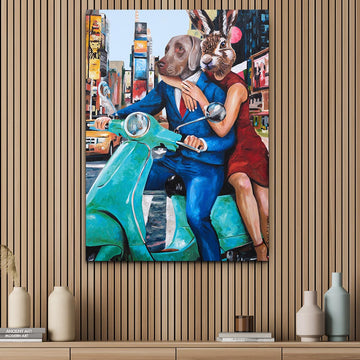 They were on holidays (Original Painting)