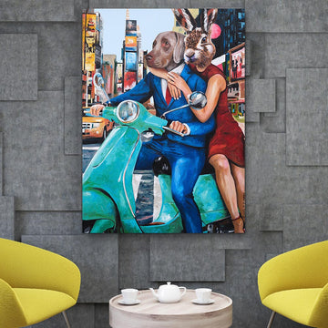 They were on holidays (Original Painting)