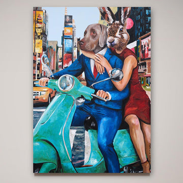 They were on holidays (Original Painting)