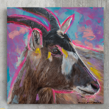 Through Her Eyes She Could See Hope (Original Painting)