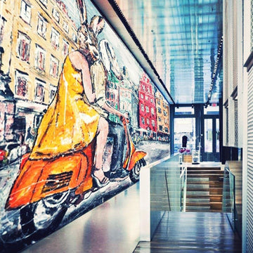 They Had No Idea Where They Were Going and Didn't Care (Mural)