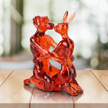 They were the best lolly kissers (Small Resin Sculpture)