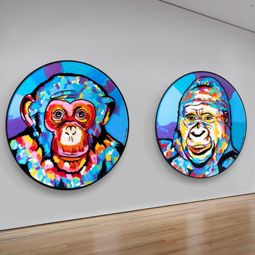 Endangered Animal Woodcut Collection (Original Painting)