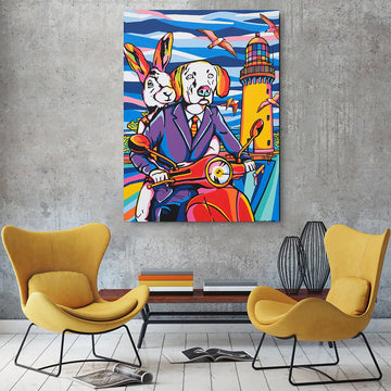 It was a day they would never forget (Original Painting)