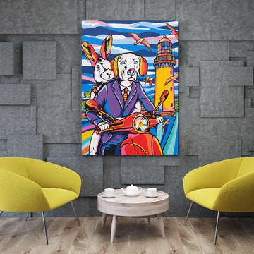 It was a day they would never forget (Original Painting)