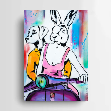 They Would Ride Forever and Ever (Original Painting)