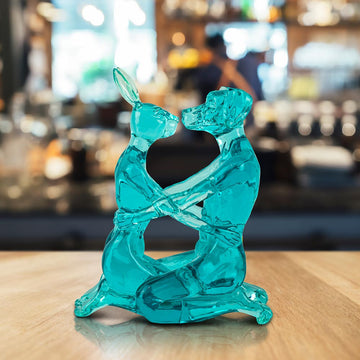 They were the best lolly kissers (Small Resin Sculpture)