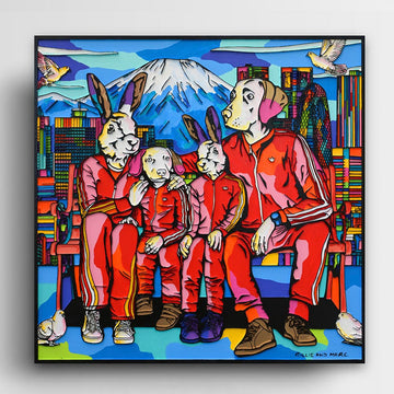 The Family Loves Japan (Original Painting)