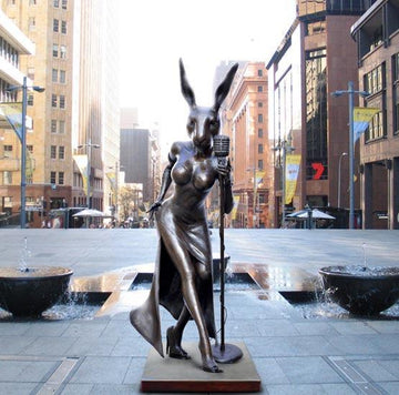 The Celebrity Animal - Jessica Rabbit Rabbit (Bronze Sculpture)
