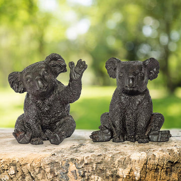 Suzie the Koala Is Happy (Bronze Sculpture, Pocket Size)