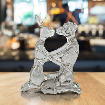 They were the best lolly kissers (Small Resin Sculpture)