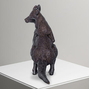 They were best of friends (Bronze Sculpture)