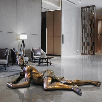 Kangaroo boy (Bronze Sculpture)