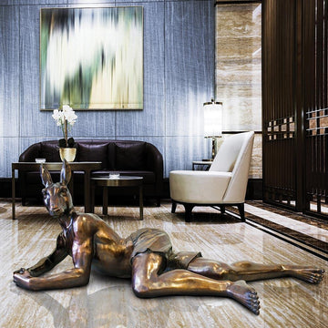 Kangaroo boy (Bronze Sculpture)