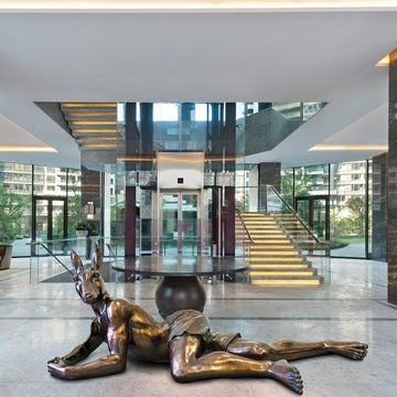 Kangaroo boy (Bronze Sculpture)